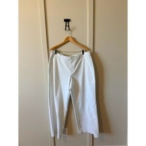 Nic+Zoe Paper White Crop Wide Leg Pants Size 18 NWT 4251841 Trousers Womens